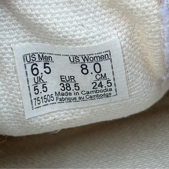 VANS Classic Slip-On Pastel Mono Light Yellow Canvas Upper | Unisex Size W8 M6.5 - Picture 6 of 11